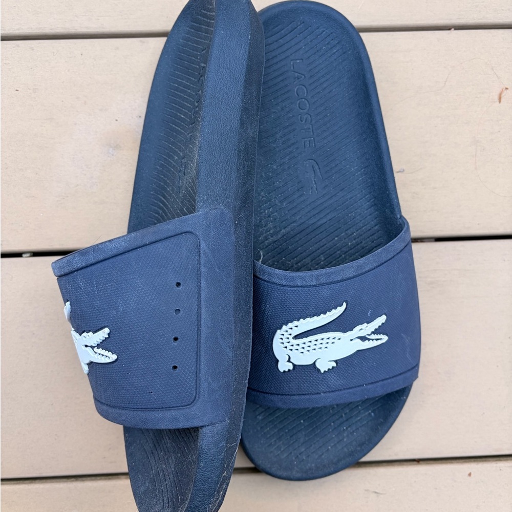 Lacoste Dark Blue Slides